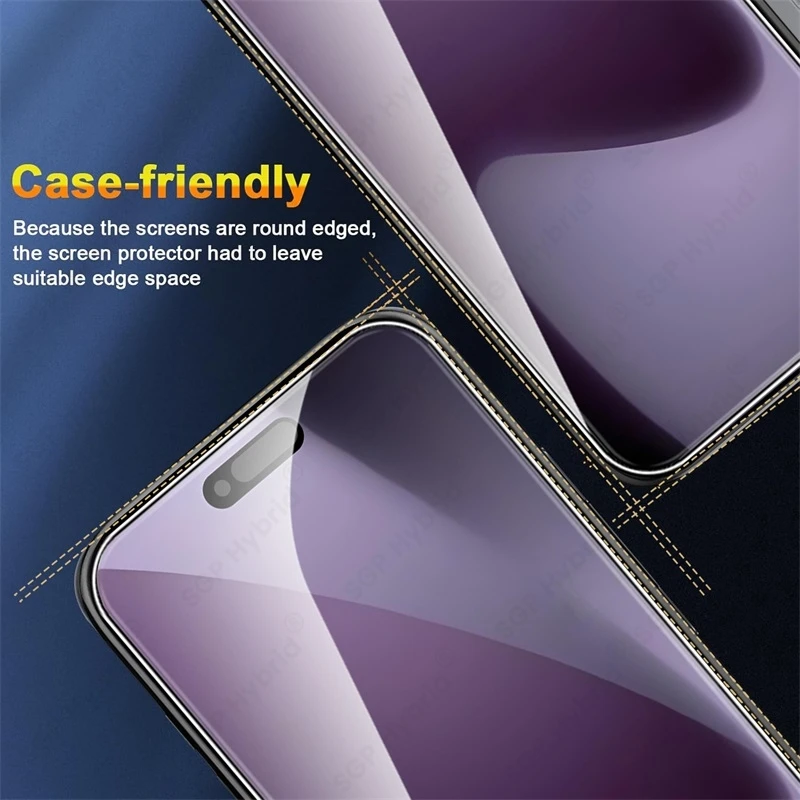 حافظة iFone 17 ProMax 5 قطعة 9H زجاجية لهاتف iPhone17 iPhone 17 Pro i Phone 17Pro ProMax iPhone17Pro Max واقيات الشاشة غطاء حماية
