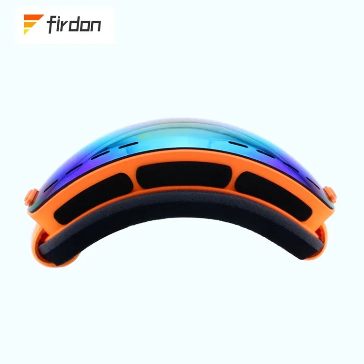 Anti-fog UV400 factory custom snow boarding goggles