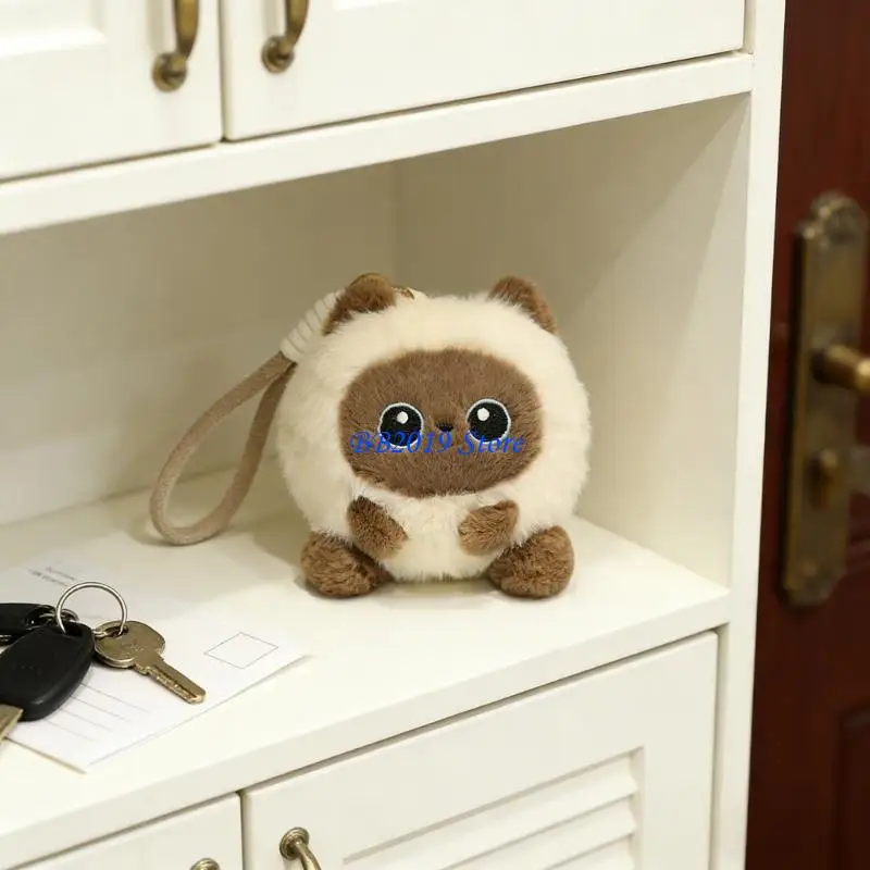 Q0KB Soothing Stuffed Animals Seal Doll Stress Toy Decors Soft Dolls Baby Toy for Toddlers Emotion Smooth Christmas Gift