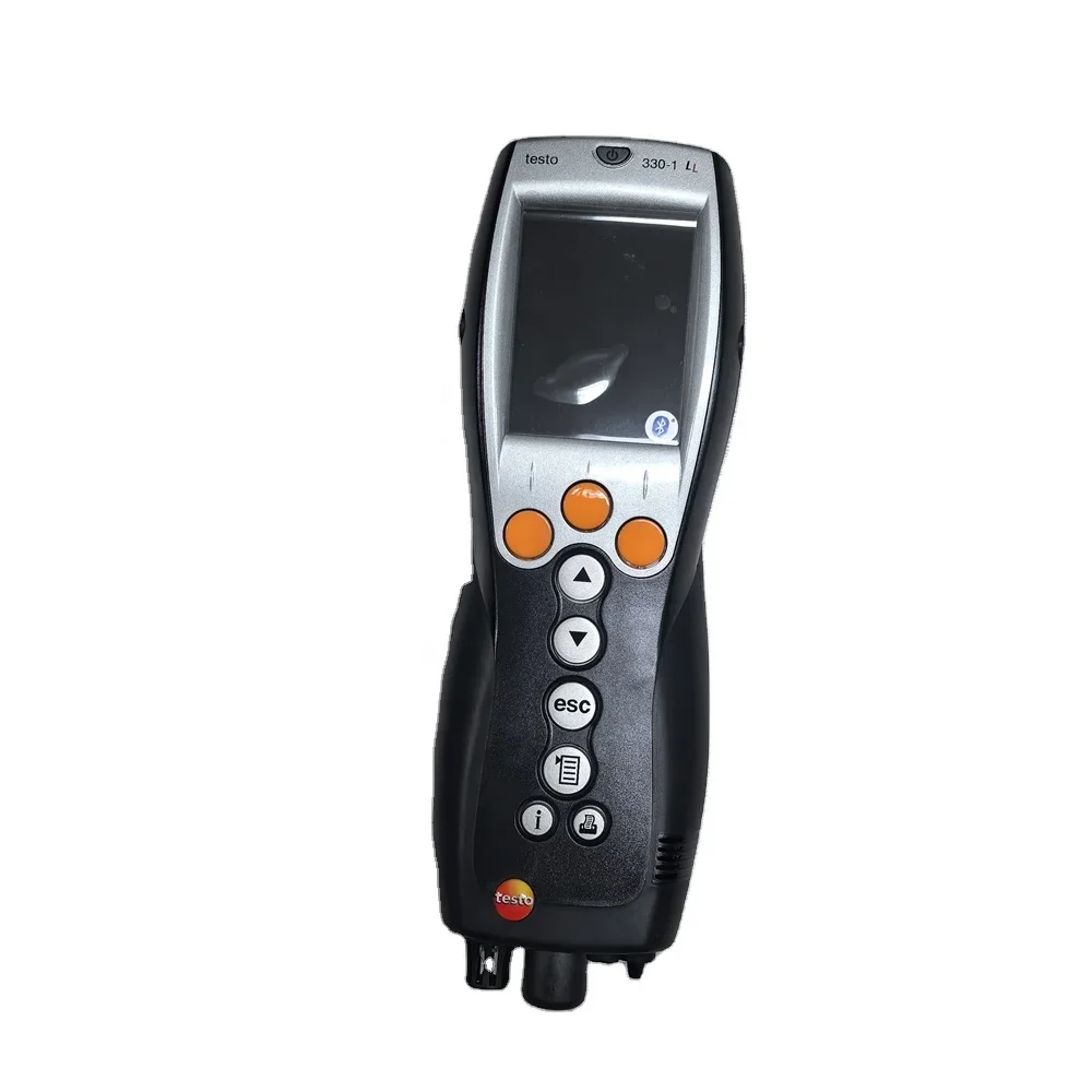 

New testo 330-1 LL flue analyzer Dilution up to 30,000 ppm CO Integrated sensor monitoring