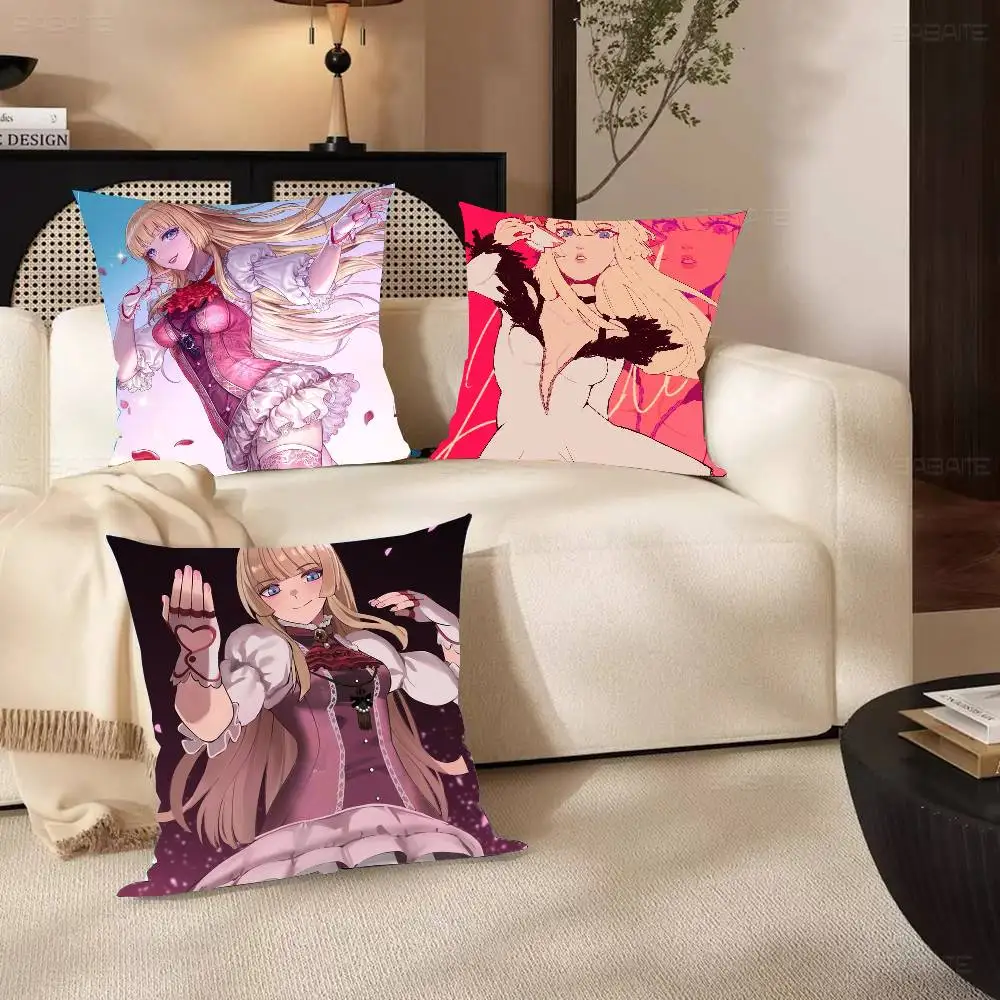 Lili Rochefort Animation T-Tekken 8 Pillow Case Fashion Square Pillowcase Bedroom Sofa Room Ins Decoration Leisure