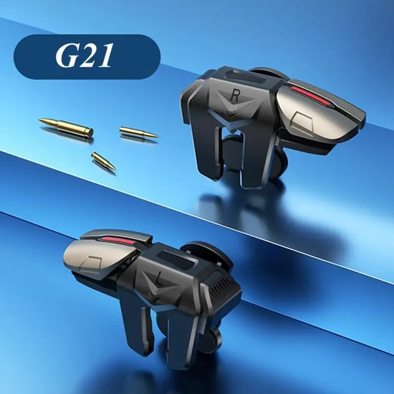 المحمول الزناد 2 قطعة وحدات تحكم المحمول الهاتف الذكي لعبة عصا التحكم الحساسة تحكم المقود للرجال النساء الهاتف المحمول