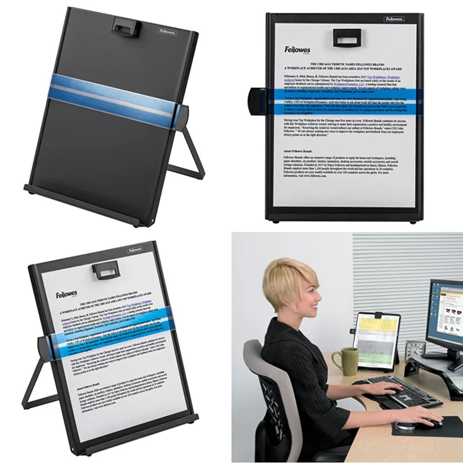 

Kopy-Aid Black Letter Copyholder 11053,11.4" x 10.6" x 8.4"