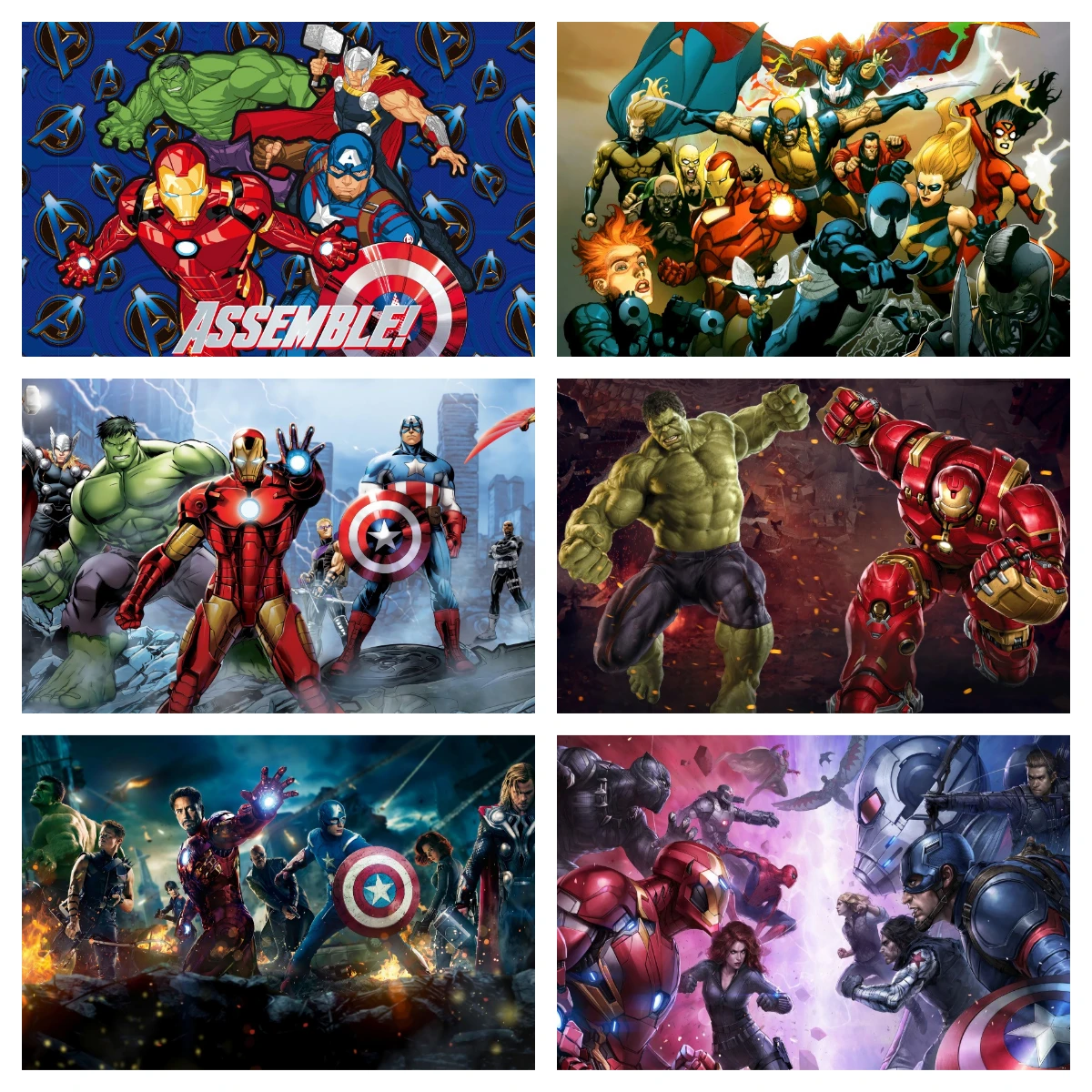 Hero Thunder Iron Man Photo Backdrop Background For Photography Baby Shower Birthday Party Decor Props Supplies Banner Custom