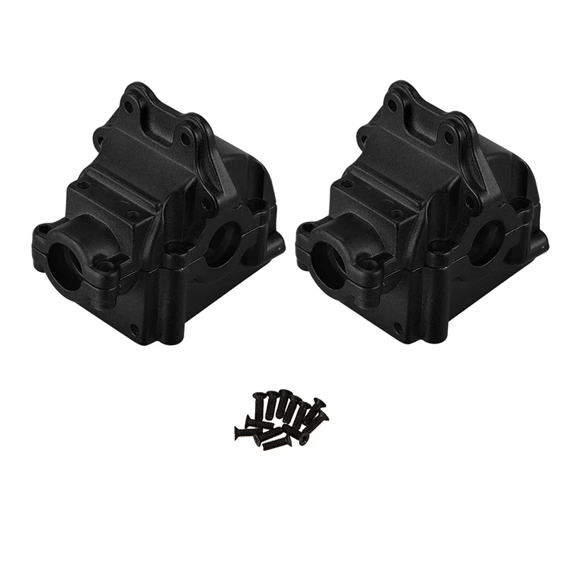 ABFN-2Pcs caja de engranajes de onda de Metal cubierta superior e inferior 144001-1254 para 1/14 Wltoys 144001 piezas de repuesto de coche teledirigido