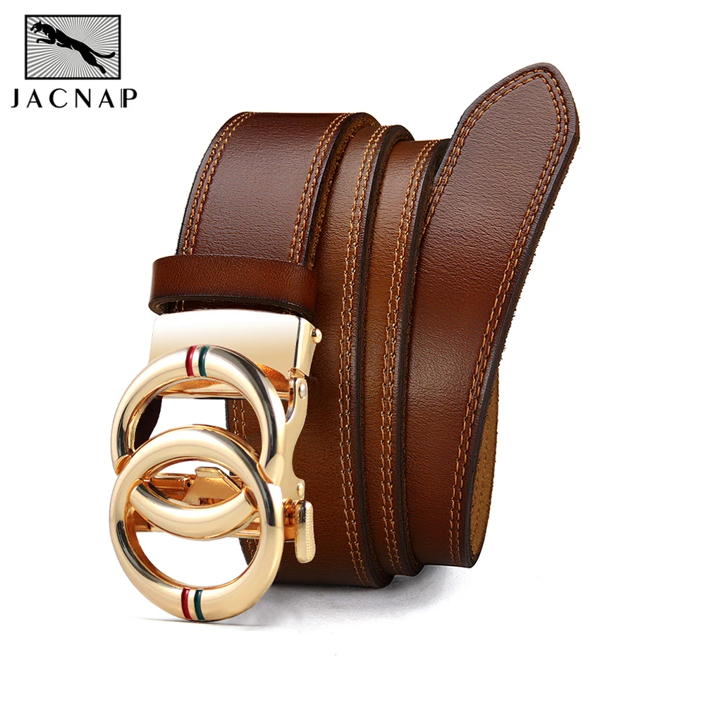 

Натуральная кожа для мужчин, высококачественные джинсы с пряжкой, повседневные ремни из коровьей кожи, деловой ковбойский пояс, мужской модельер