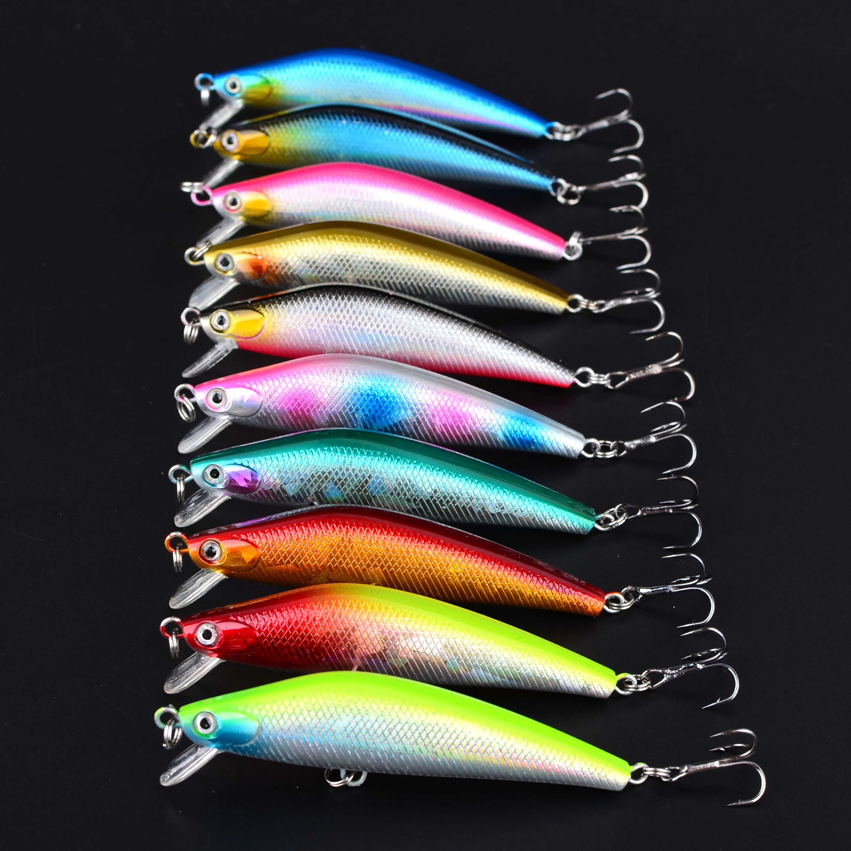 Minnow Crankbait con ojos 3D – Señuelo duro para pesca - imagen 3
