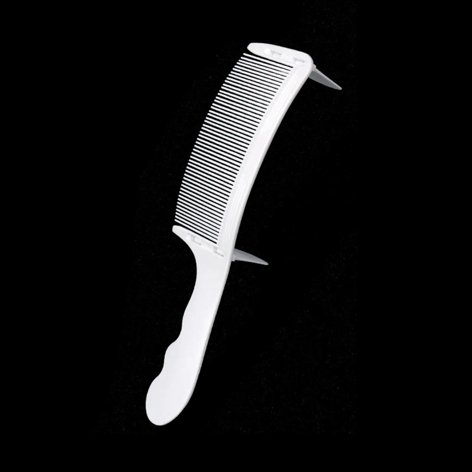 

Hairdresser ABS Curved Barber Comb with Adjustable Brackets Flat Top Cutting Tool for Professional Hair Stylist