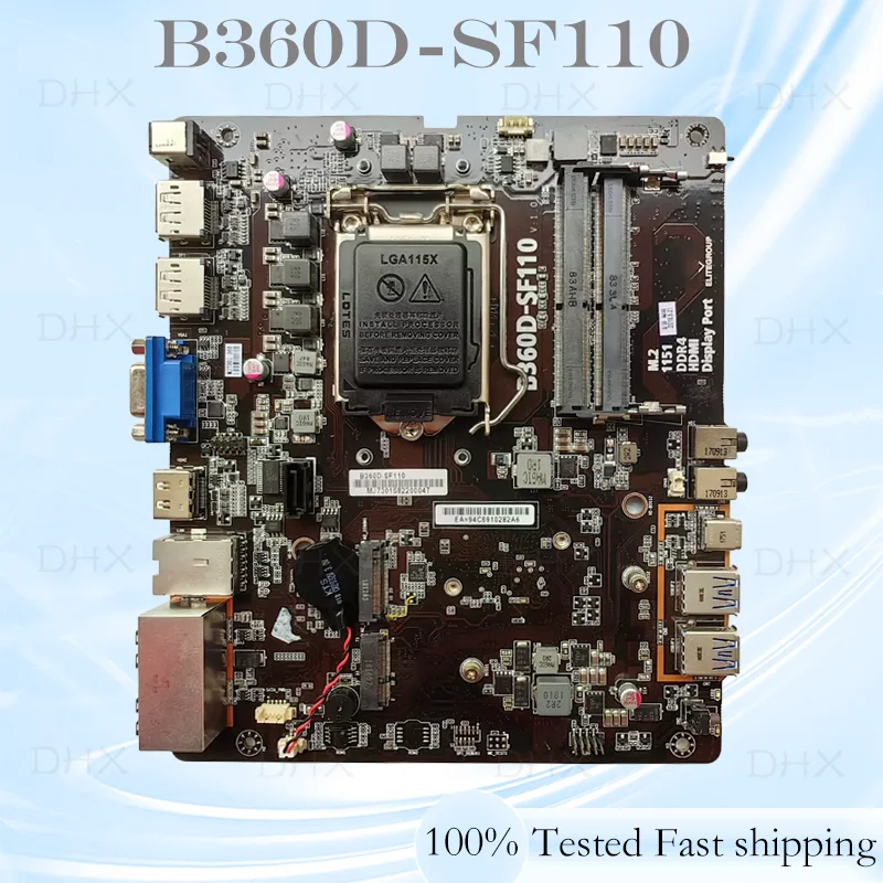 For ECS B360D-SF110 Motherboard LGA 1151 DDR4 Support 8th Generation CPU Mainboard 100% Tested Fully Work be Fast ship DH