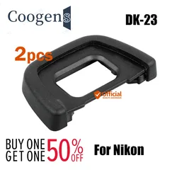 2pcs DK-23 EyeCup Eyepiece for Nikon F80 F65 F55 FM10 D100 D200 D300S D600 D610 D700 D750 D7000 D7100 D90 D80 D70S D70 Camera