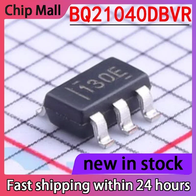 10PCS New BQ21040DBVR Package SOT-23-6 800mA 6.45V Battery Management Stock