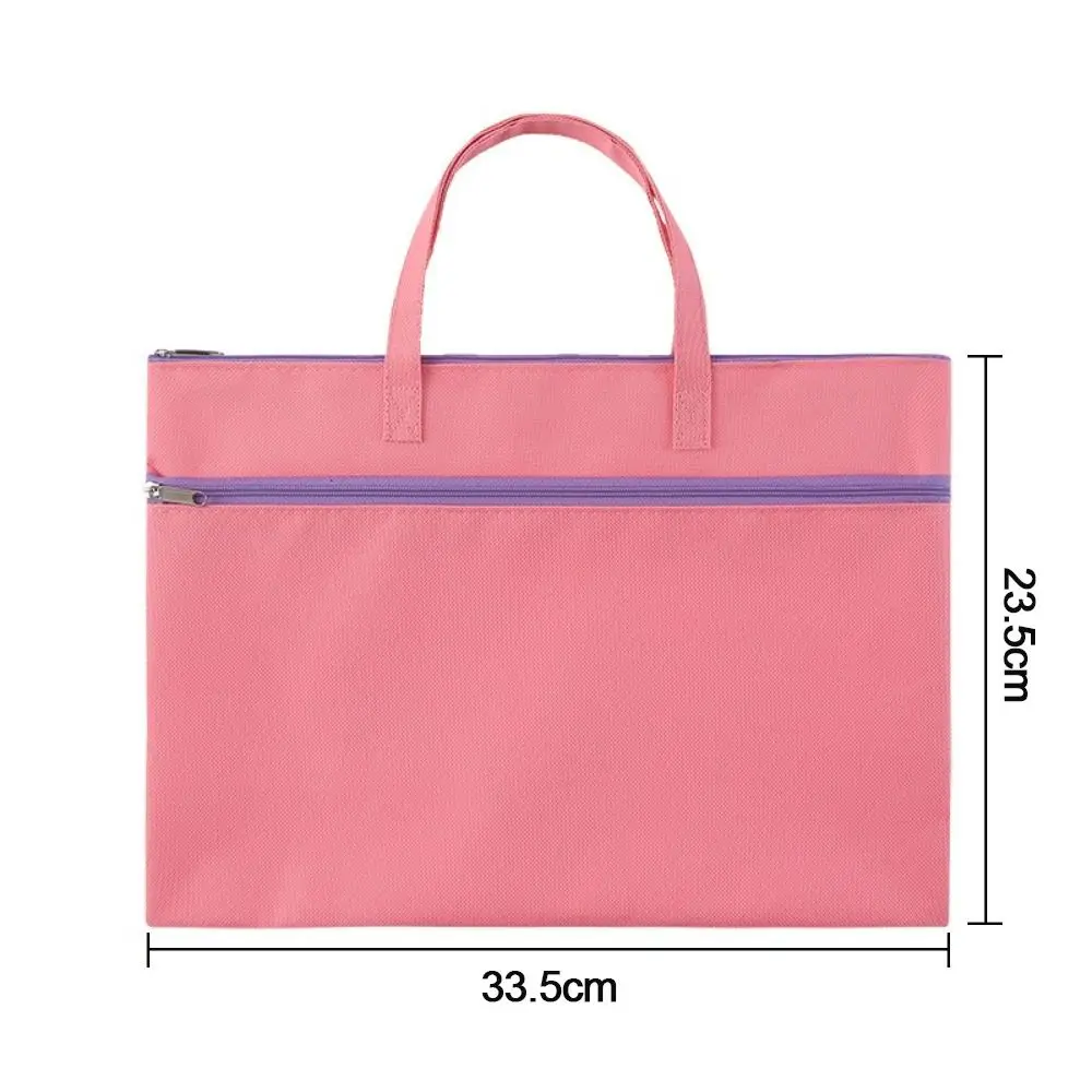 Bolsa de archivo A4, tela Oxford portátil con cremallera, impermeable, 8k, dibujo de bocetos, bolsa de almacenamiento de arte, bolsa de lona, productos de archivo para escuela y oficina