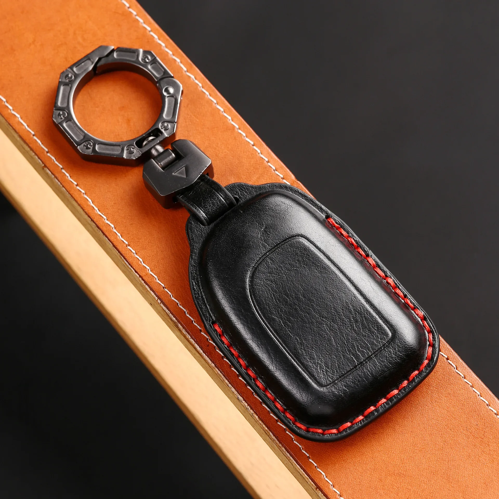 1pc Car Key Cover Case For Toyota Vios Yaris Sienta Spade Hiace 200 Series Genuine Leather