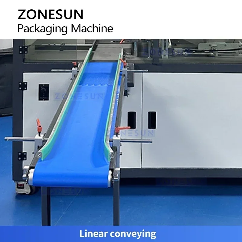 Zonesun ZS-FPM1 Máquina automática de embalagem de celofane Caixa de embalagem de livros