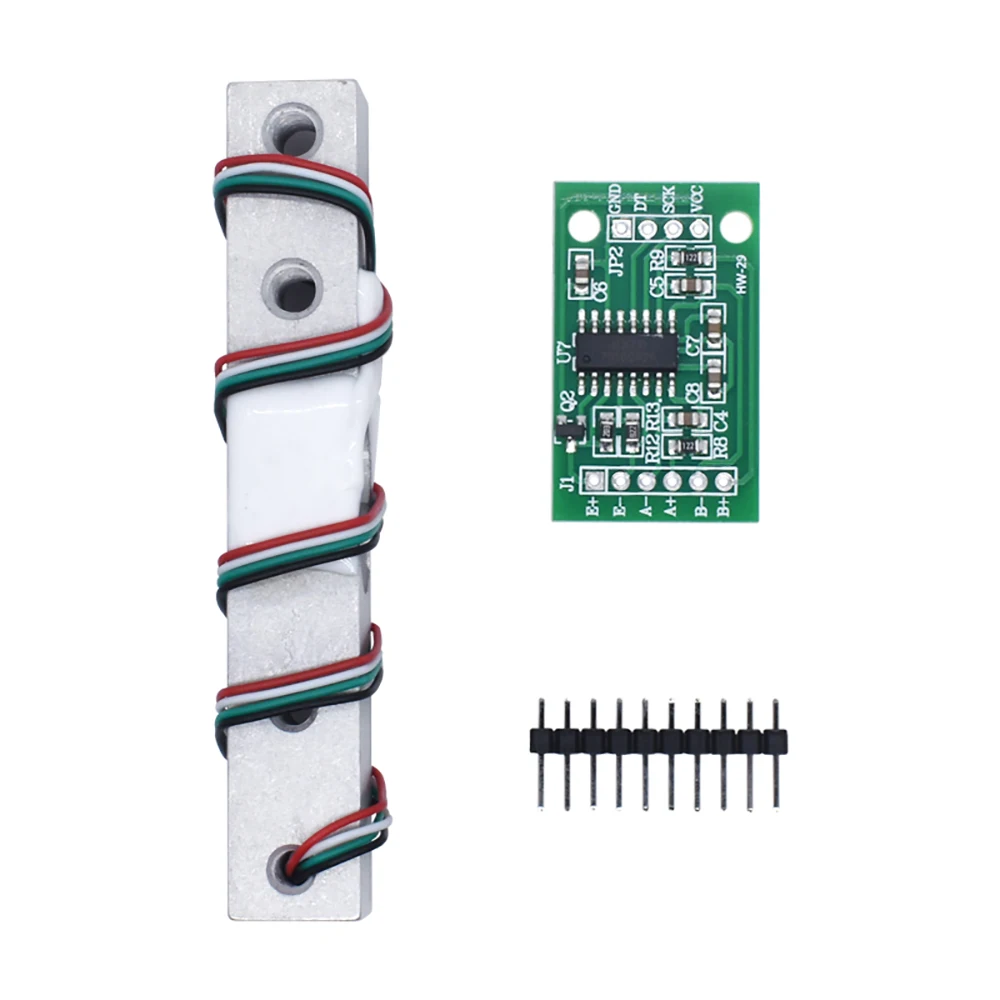 1 قطعة مستشعر وزن خلية الحمل الرقمي 1 كجم 5 كجم 10 كجم 20 كجم مقياس المطبخ الإلكتروني المحمول + HX711 أجهزة استشعار الوزن وحدة الإعلان