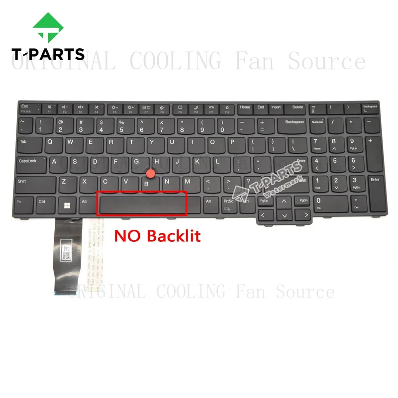 R+  New for Lenovo Thinkpad T16 Gen 1 P16S Gen 1 L15 Gen 3 US Keyboard NO Backlit