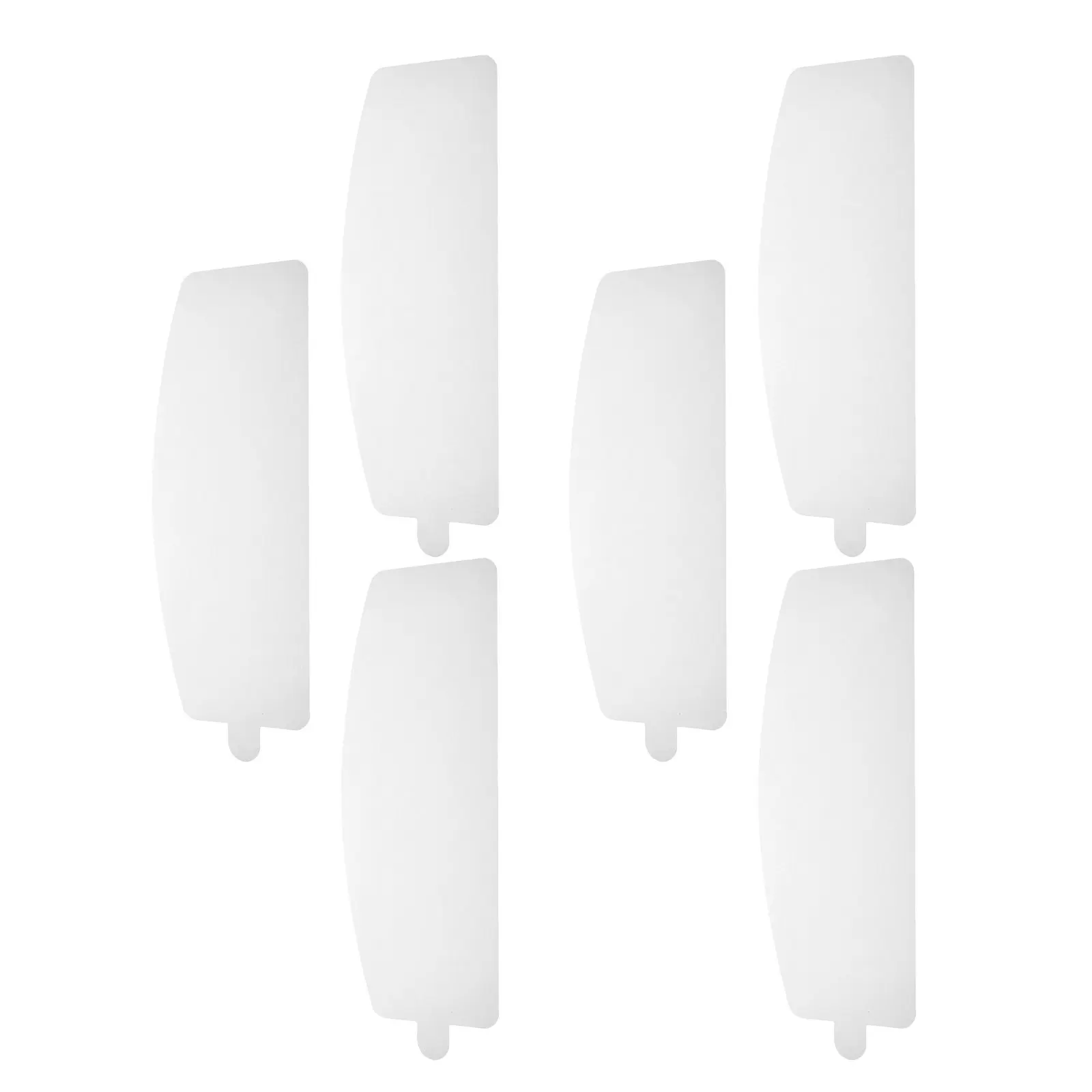 6Pcs Sandblasting Lens Replacement Outer Protective Shield Lens for Sandblasting Hood Face Cover High Wear Resistance Clear View