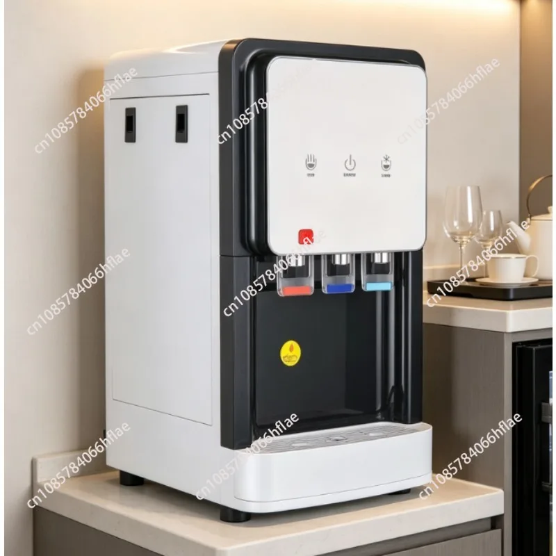 75G RO System Bottom Load Water Dispenser, Compressor Cooling Plastic Water Cooler for Hotel Commercial Use
