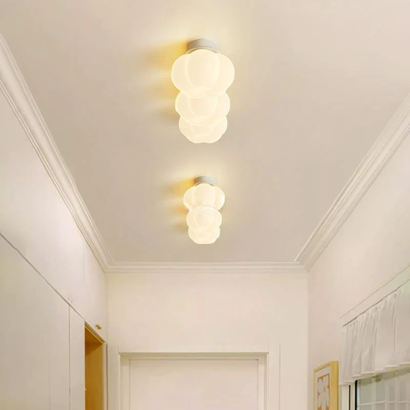 

Modern Minimalist Ceiling Light, Cream Style Pumpkin Balcony, Bedroom, Study, Living Room, Foyer, Hallway, Entrance Chandelier