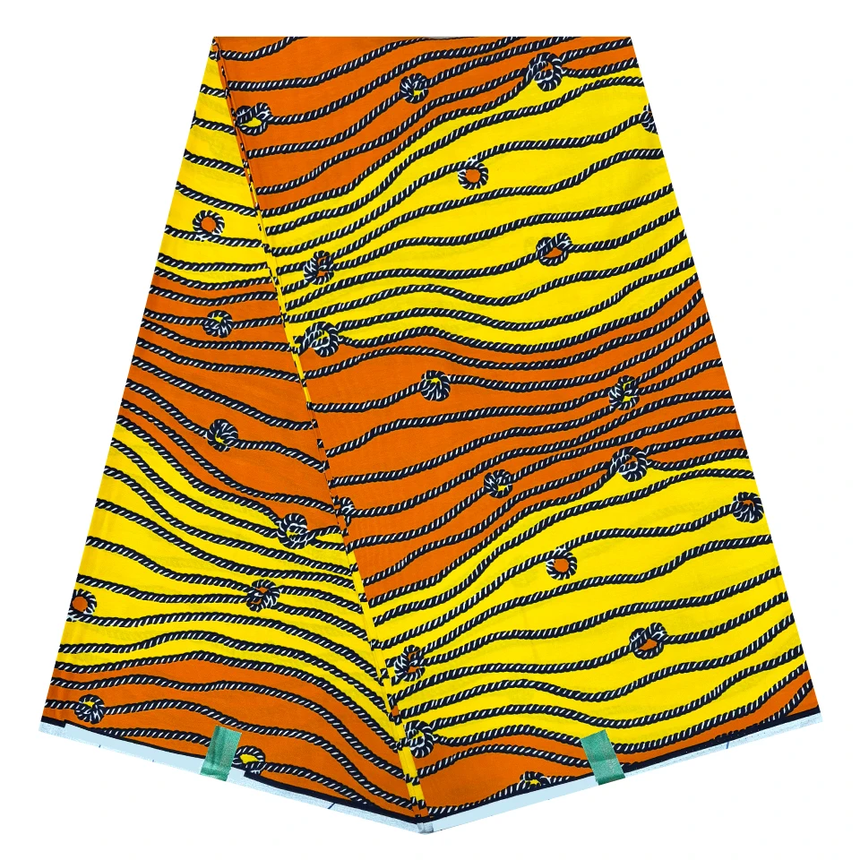 New Dutch batik printed cotton fabric, high quality, 100% pure cotton jacquard design, Ghanaian super batik fabric. view 2