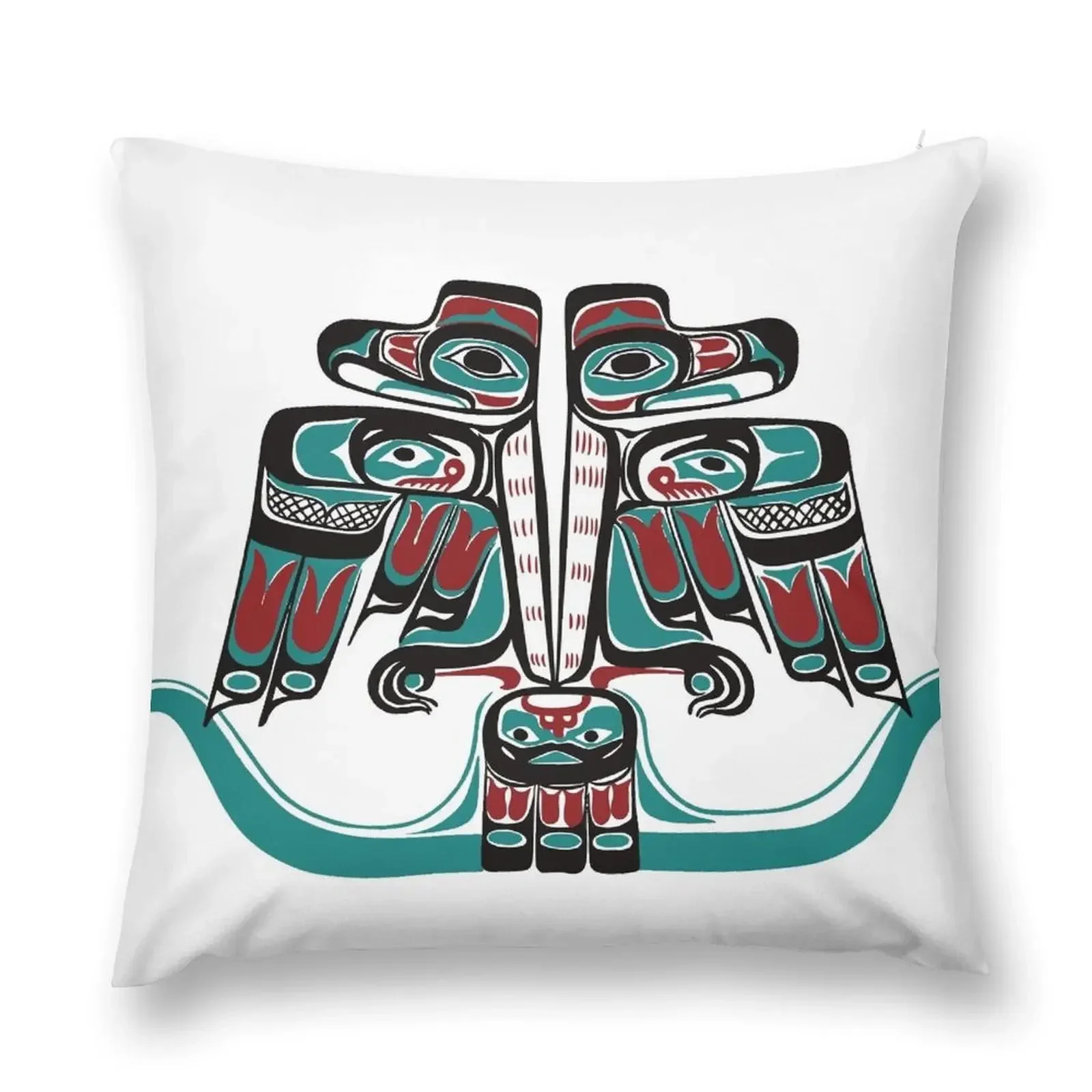 Northwest Native Art Haida Tlingit Thunderbird Throw Pillow pillow pillowcase Luxury Cushion Cover pillow