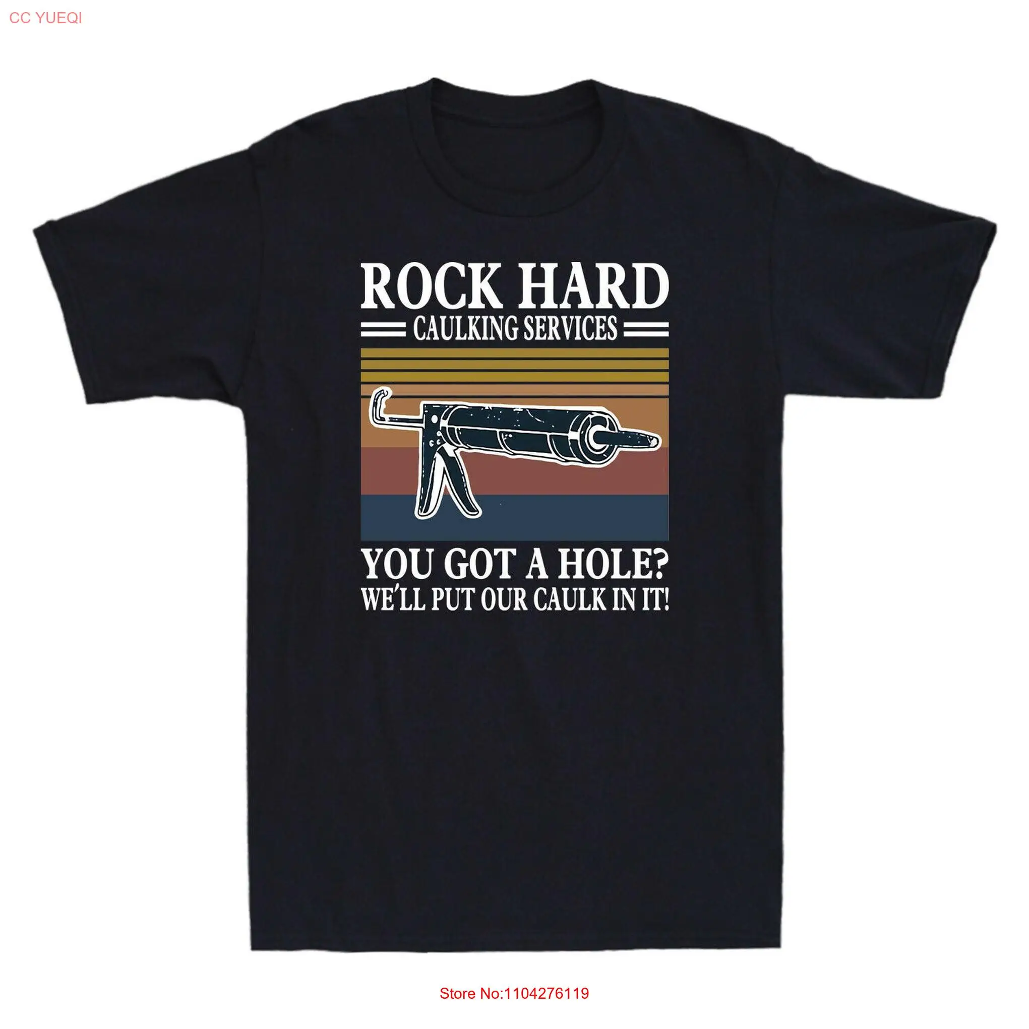 Rock Hard Caulking Services Vintage Funny Cute SweaT T Shirt DanielTovarArt long or short sleeves