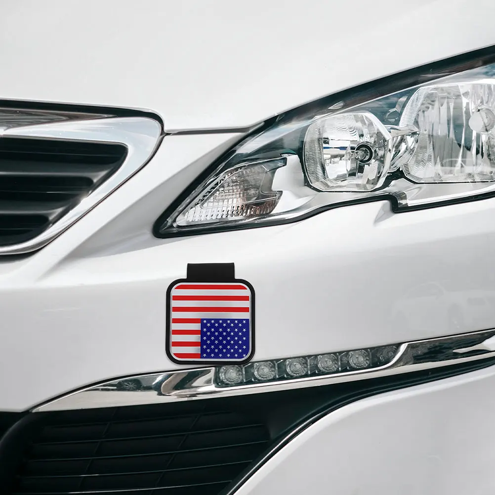 

4Pcs Durable Trailer Hitch Cover American Flag Tow Protector Cap Easy Install