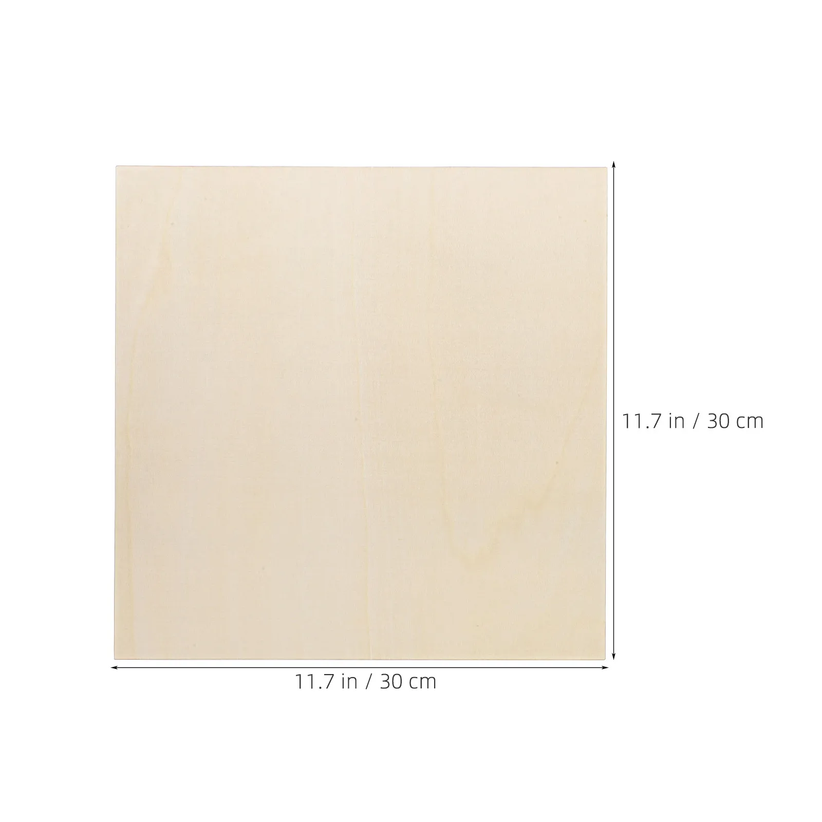 10Pcs Walnut Wood Squares Boards Unfinished Hardwood Planks for Crafts DIY Plywood Sheets Painting Engraving Projects