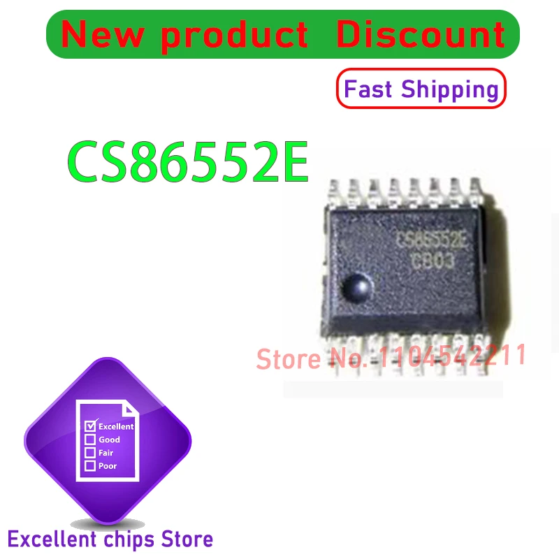 10PCS ~ 500 TEILE/LOS CS86552E EQA16 SOP Neue original