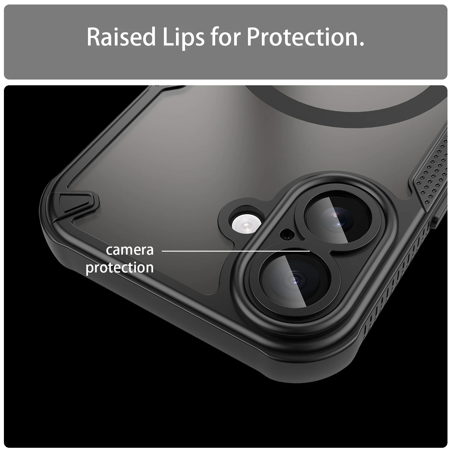Für iPhone 17 6,3" Matte Handyhülle, kompatibel mit Magsafe, stoßfeste, klare, durchsichtige Schutzhülle für iPhone 17 Hüllen – Detail 5