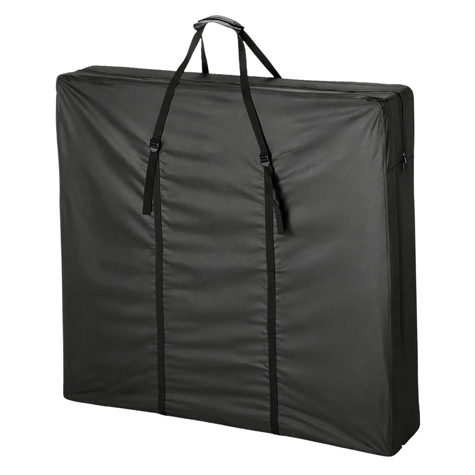 Waterproof Folding Table Storage Bag Oxford Cloth Black Camping Table Cover with Handle for Outdoor Picnic Table Organizer