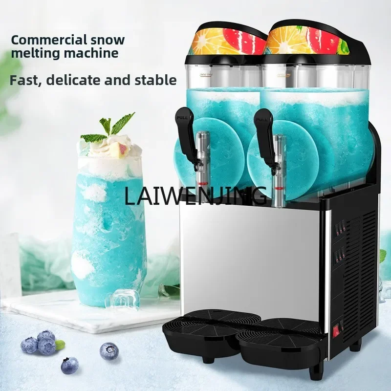 SGF Commercial Double Cylinder Slush Machine Cold Drink Snow Smoothie Machine