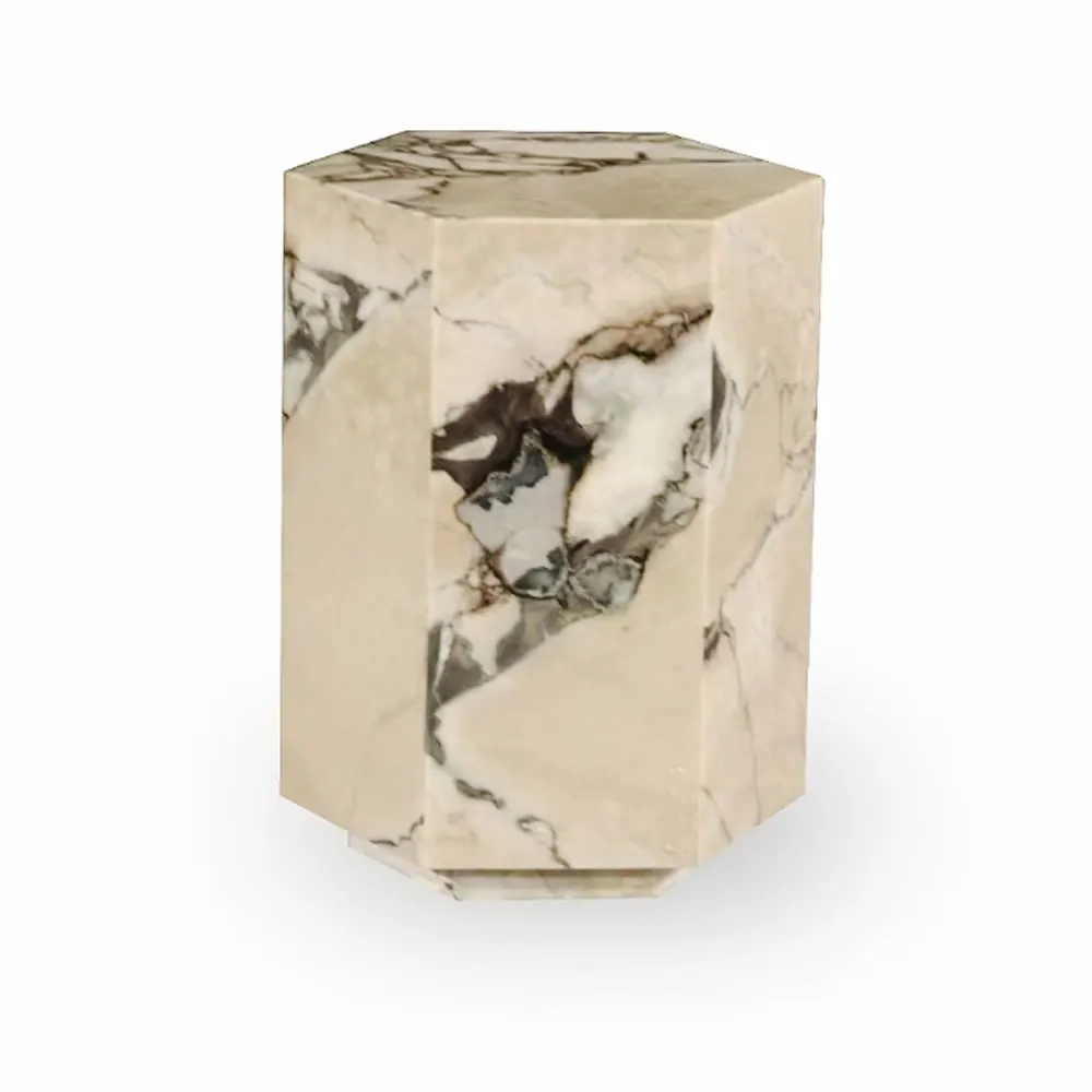Modern Simple Design Marble Plinth Travertine Cube Coffee Table Stand Travertine Plinth