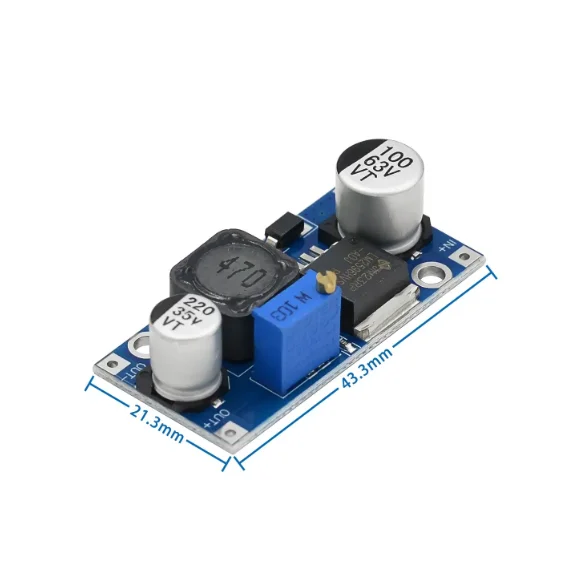 48V Adjustable Buck Module DC-DC LM2596HVS Input DC 4.5-47V Electric Vehicle On-board Voltage Regulator Power Supply
