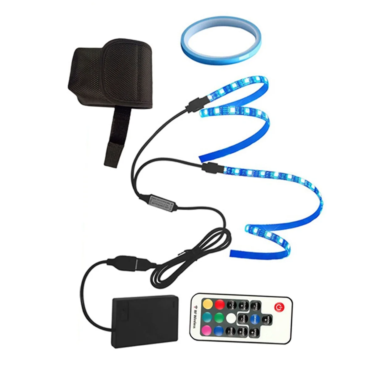 For M365 Electric Scooter Scooter Light Bar Colorful LED Light Bar Chassis Decorative Light image 6