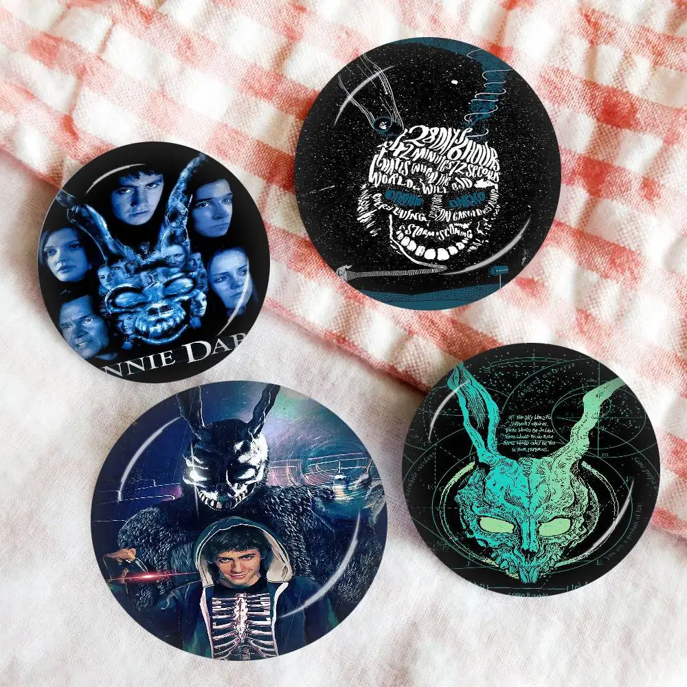 Classic Horror Film Donnie Darko Anime Brooches Cute Cartoon Badge Jacket Jeans Lapel Pin Gift Accessorie