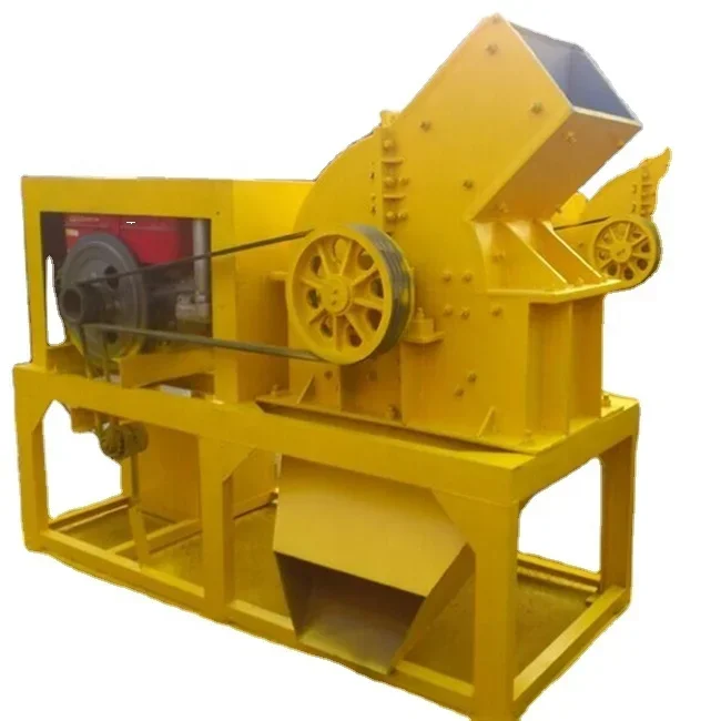 Diesel salt rock crusher price Mobile small limestone gold mine coal hammer crusher