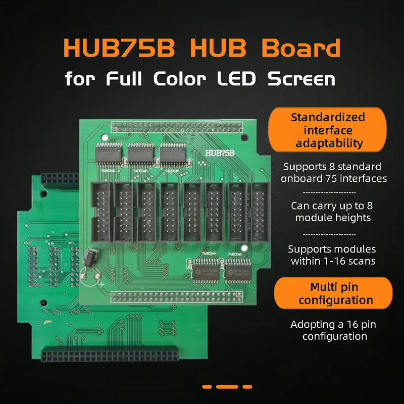 كامل اللون شاشة LED HUB75B led محور المجلس 1-16 مسح led مجلس الوزراء استقبال محور المجلس دعم جميع العلامات التجارية