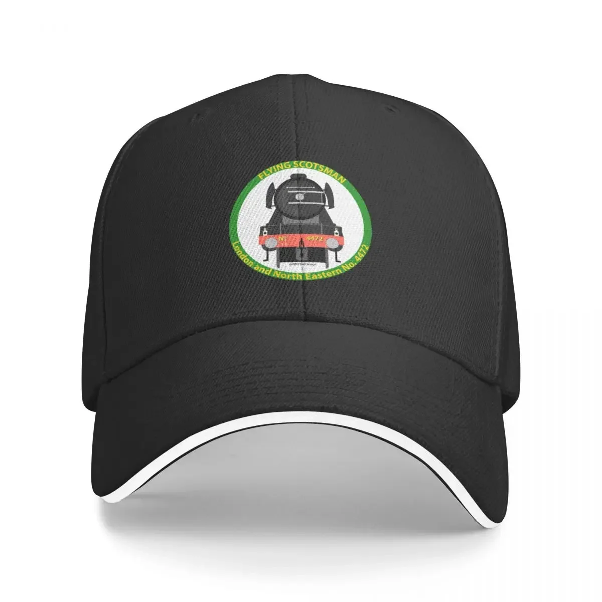 LNER Flying Scotsman No. 4472 Circle Design Baseball Cap Ball Cap Hood Female Men's