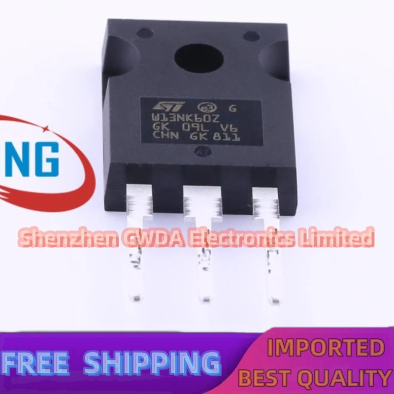 10PCS-20PCS  STW13NK60Z  600V 13A  TO-247 In Stock Can Be Purchased