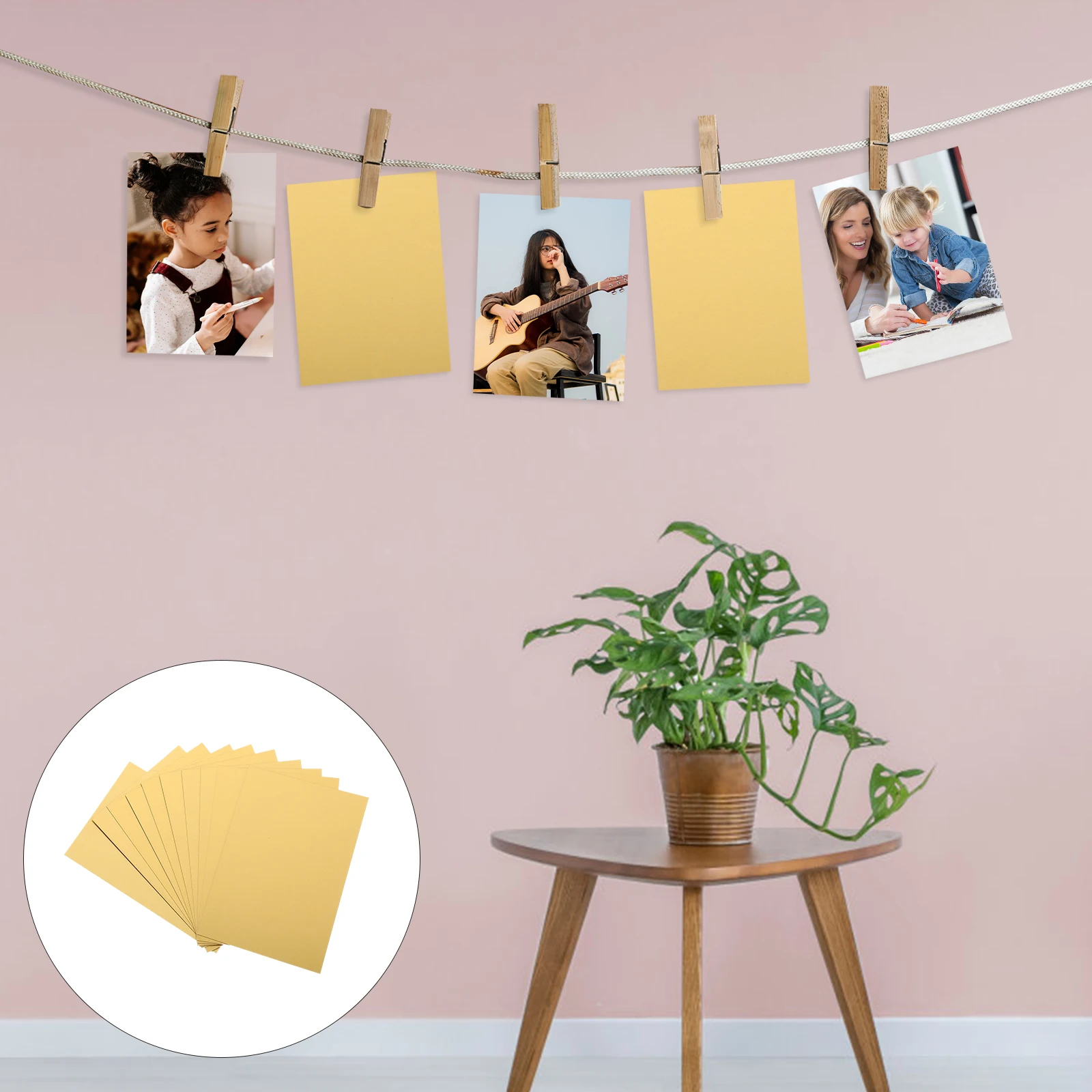 

10Pcs Sublimation Aluminum Mirror Silver Photo Wall Poster Frame Blanks Metal Sheets For Home Office Decor