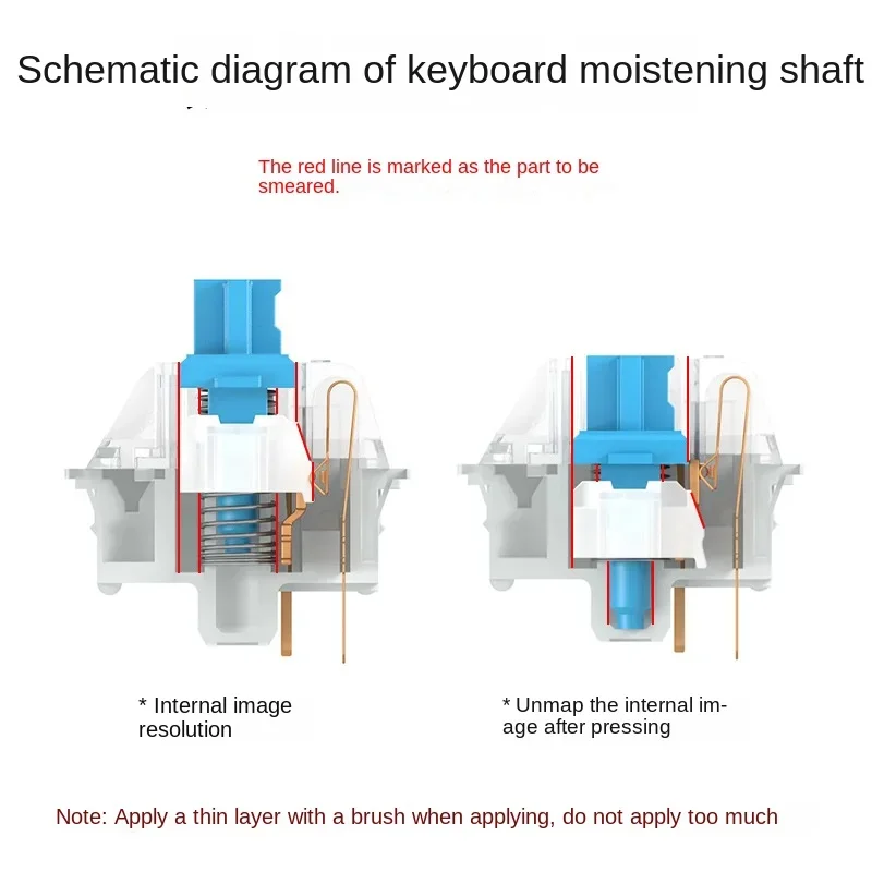 30g lubrykant smaru mechaniczna klawiatura stabilizator smaru DIY mechaniczny wałek klawiatury niestandardowy