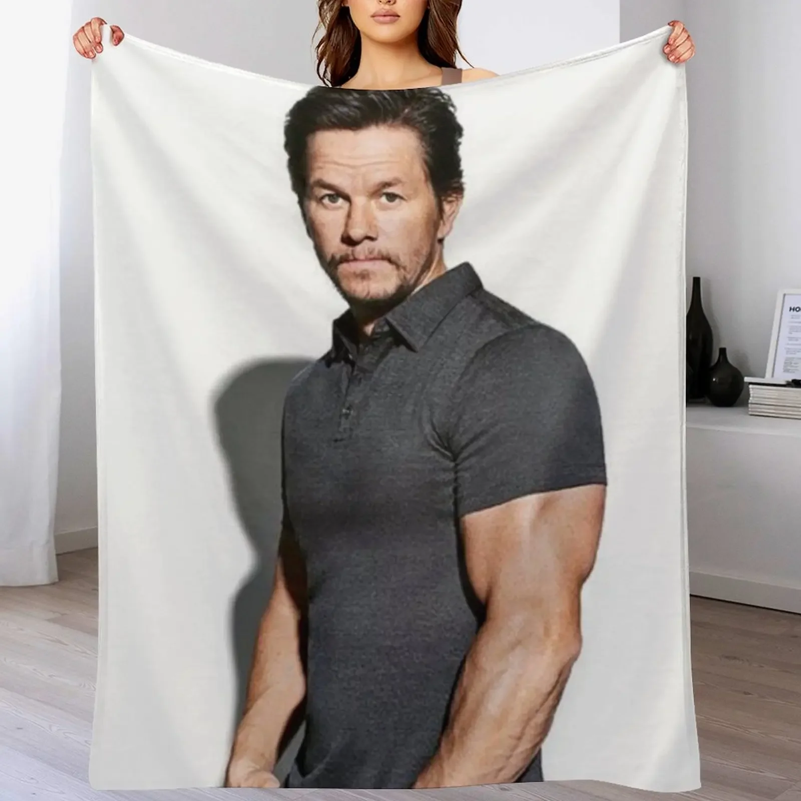 

mark wahlberg Throw Blanket Soft Sherpa Fleece Warm Blanket for Winter
