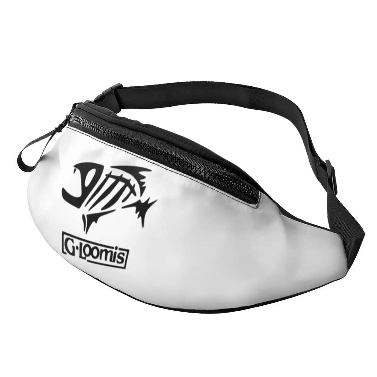 Custom Gloomis Fly Fishing Fanny Pack Women Men Crossbody Waist Bag for Travel Hiking Phone Money Pouch