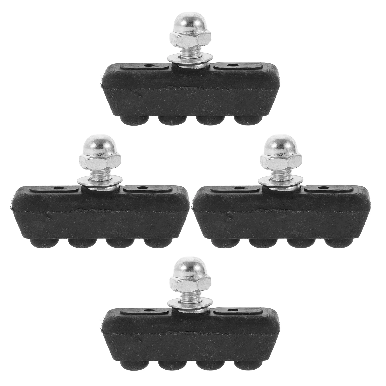 

4pcs Bicycle Pads Replacement Brake Pad for Bikes Road Electric Bike Mountain Bike Brake Pad Replacement Disc Blocks Wear