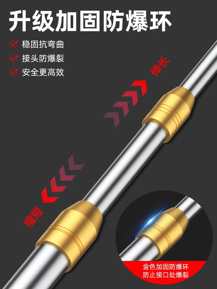 Telescopic Fruit Picker Long Pole High Altitude Harvest Tool For Loquat Persimmon Bayberry Jujube Apricot