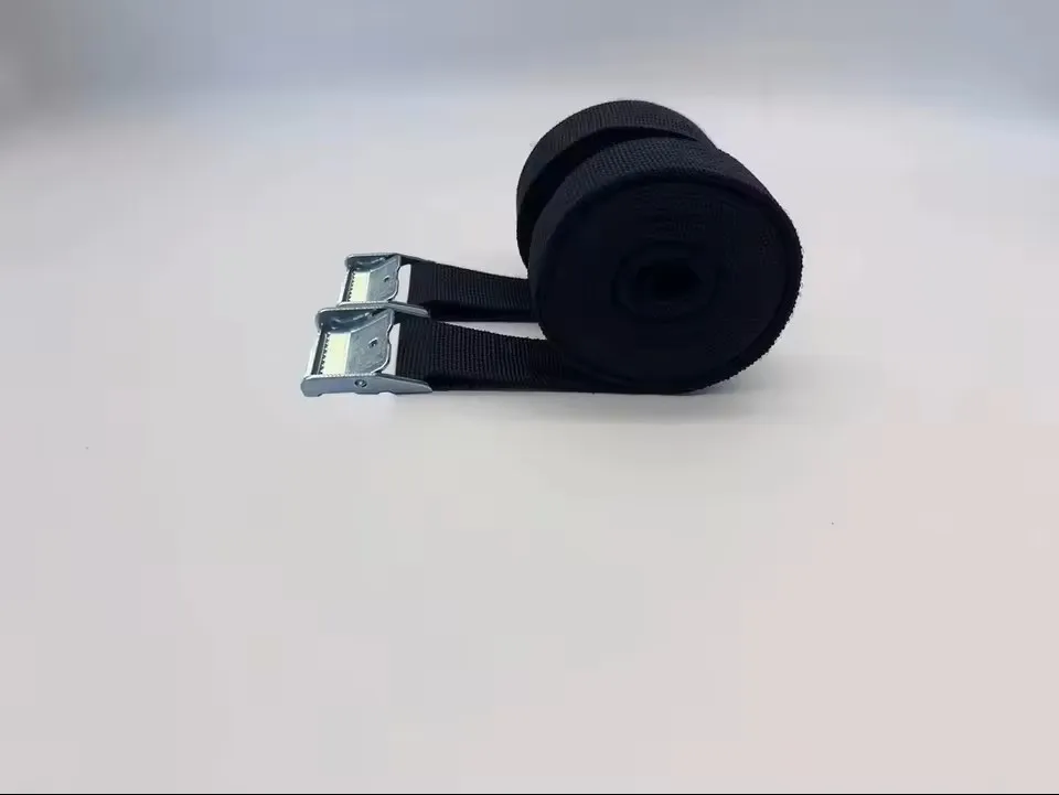 3 Stück 2M Spanngurte mit Metallschnalle für Auto, Motorrad, Fahrrad, Abschleppseil, Starker Ratschengurt für Gepäck und Taschen – Detail 4