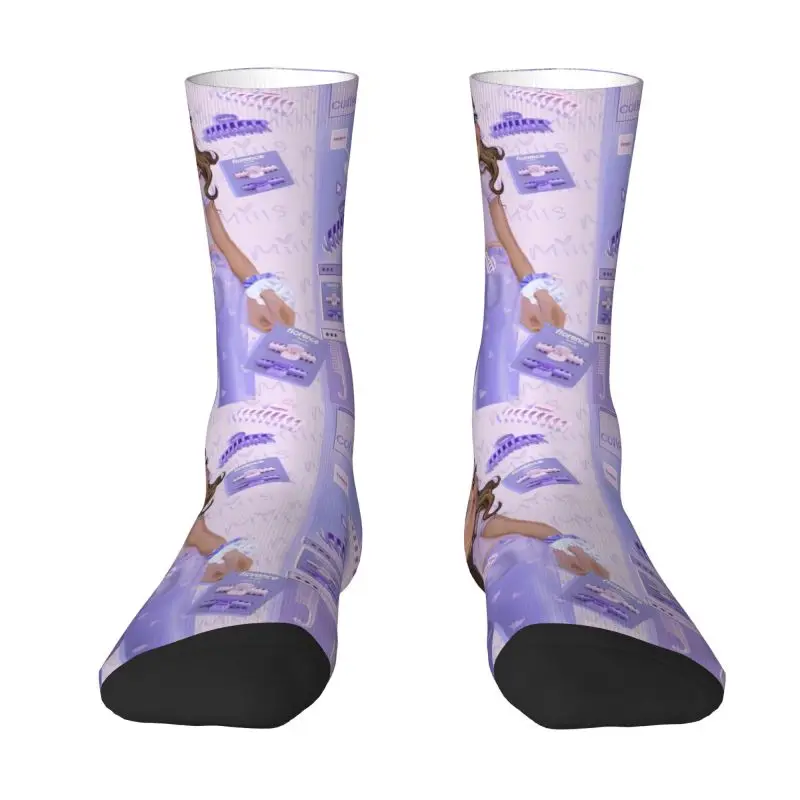 Kawaii Printing Florence By Mills Socks for Women Men Stretchy Summer Autumn Winter Crew Socks