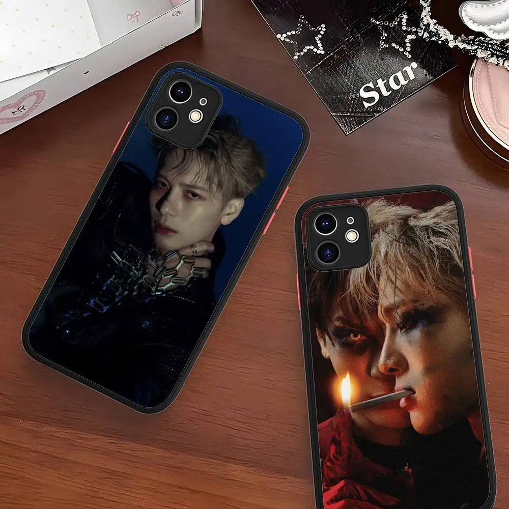 

J-Jackson Wang Phone Case For IPhone 14 11 12 13 Mini Pro Max 8 7 Plus X XR XS MAX Translucent Matte Cover