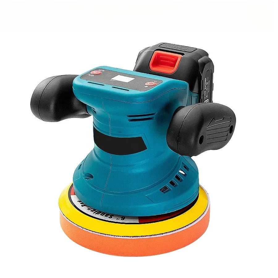 Utility Car Waxing Machine Marble Flat Plate Portable Three-speed Lithium Battery Polishing Machine